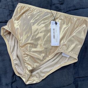 Nasty Gal NWT Gold Metallic Hot Shorts 🥂